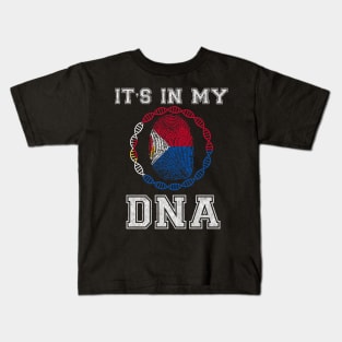 Sint Maarten  It's In My DNA - Gift for St Sint Maartener From Sint Maarten Kids T-Shirt